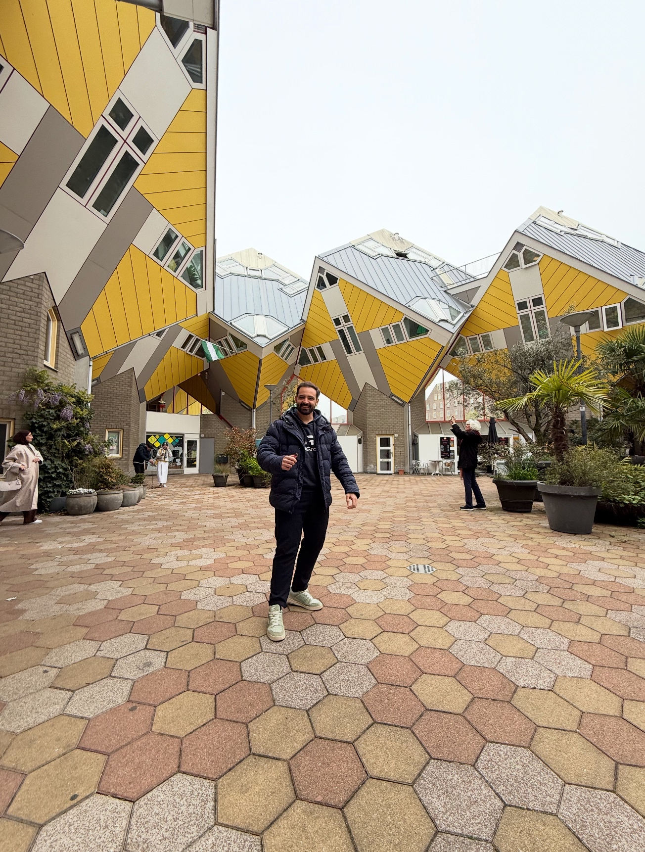 Antonio Lo Presti at the Rotterdam Cube Houses